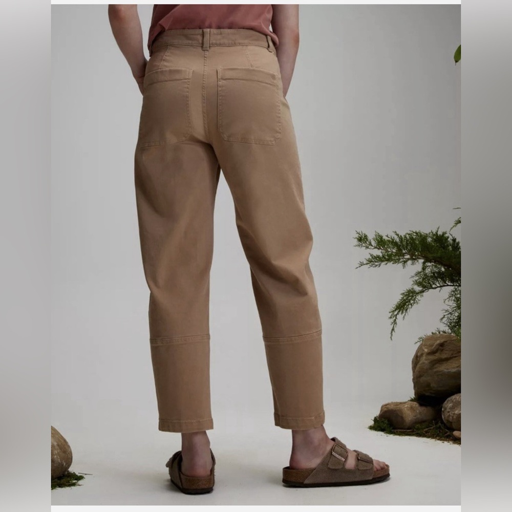 Alpine Design Women's Barrel Pant Tan Cropped Pants - Picture 4 of 6